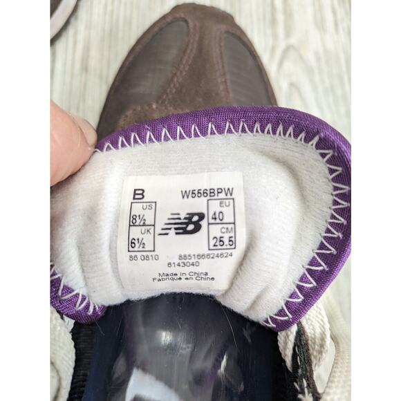 New Balance 556 Shoes Women 8.5 Brown Purple Classic Grunge Y2K Kurt Cobain - Picture 9 of 10